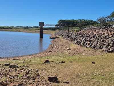 Daeb mantém racionamento de água em Bagé devido ao baixo nível das barragens