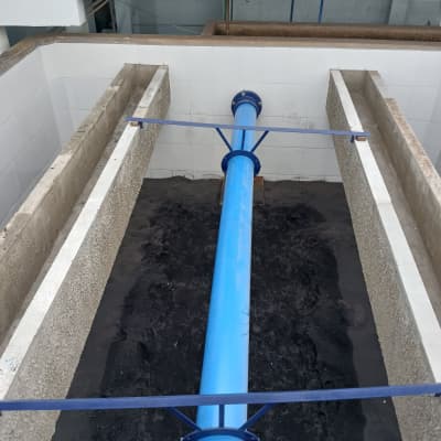 Daeb investe R$ 178 mil na recuperação de filtro da Estação de Tratamento de Água