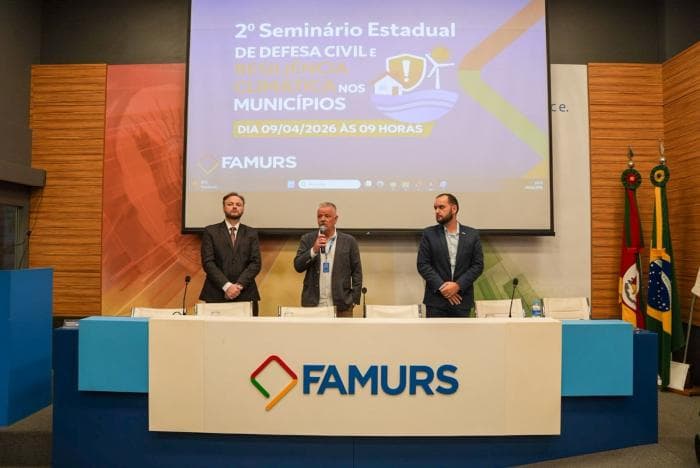 Famurs debate Defesa Civil e Resiliência Climática com municípios gaúchos
