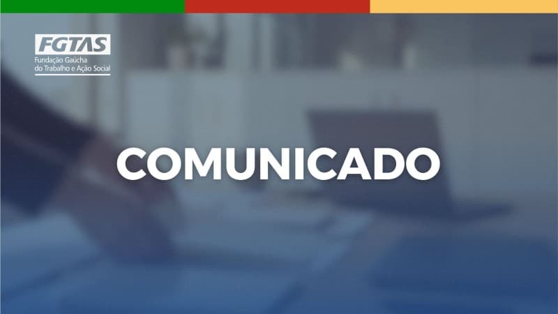 Agência FGTAS/Sine de Bagé fecha ao meio-dia na segunda