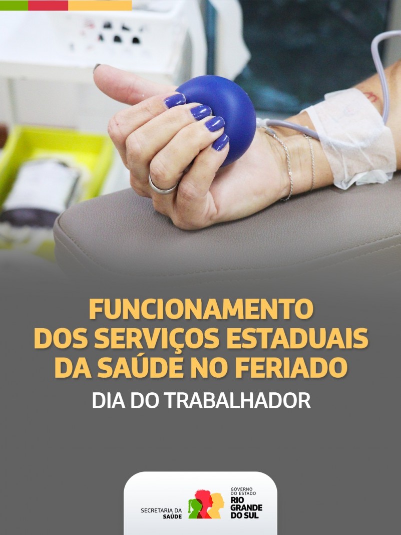 Saúde estadual altera horários no feriado; Samu e CIT mantêm plantão 24h